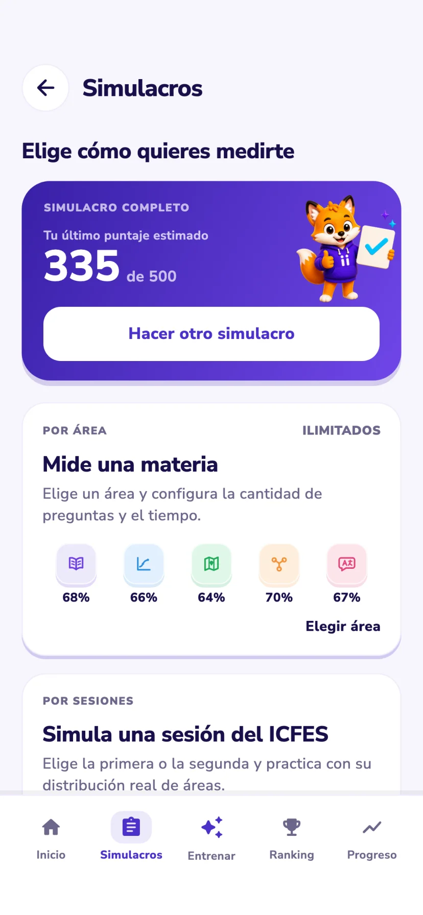 Modalidades de simulacro